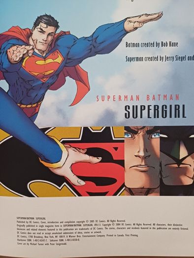 Superman Batman Supergirl DC Comics Hardback Graphic Novel 2005