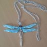 Costume Butterfly Necklace / Vintage / NEW Image 2