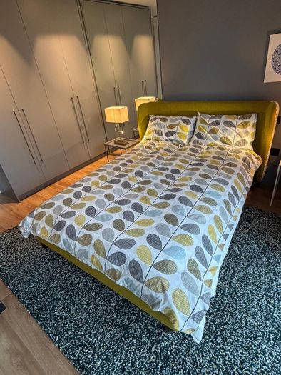 Orla Kiely Double Sleigh Bed