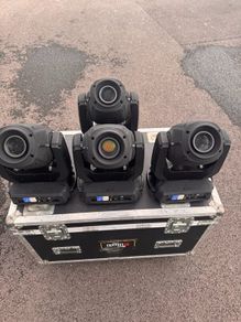 4 Chauvet Intimidator Spot 360 Moving Heads