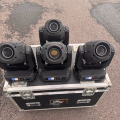 4 Chauvet Intimidator Spot 360 Moving Heads