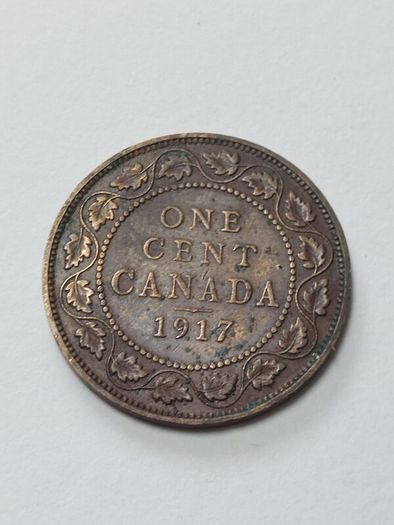 1917 Canadian one cent