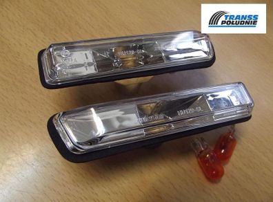 Transp White Side Light Repeater Indicators Set Bmw 3 (e36) 90-00 X5 (e53) 99-03