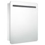 LED Bathroom Mirror Cabinet 68x9x80 cm Image 3