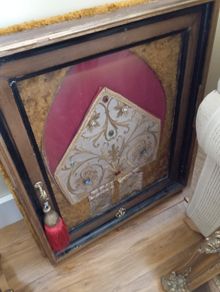 Vintage / antique mitre framed