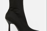 BRAND NEW Pointed Toe Stiletto Sock Boots: Size 5