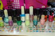 Nail polishes (50c each)