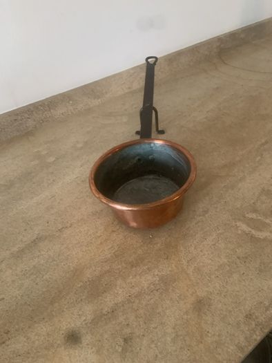 Antique copper pot