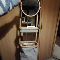 Beautiful new designer meadows and byrne bamboo mirror with storage system