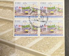 2005 Ireland Dublin Belfast Railways Stamp Booklet with Dublin First Day of Issue Pictorial Cancel. Hibernian HB127.
