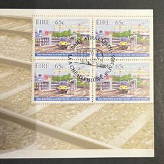 2005 Ireland Dublin Belfast Railways Stamp Booklet with Dublin First Day of Issue Pictorial Cancel. Hibernian HB127.
