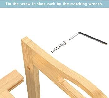 Shoe Rack, Bamboo Shoe Racks Storage, 6 Tier Shoes Shelf Organizer (FREE POSTAGE)