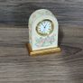 Miniature desk mantle clock quartz untested parts or repair Image 2