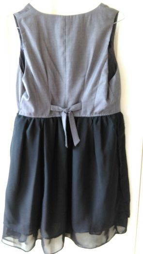 Vest Style Mini Black/Grey Dress from AWEAR, like new