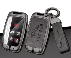 Car Smart Remote Leather Key Case Cover Fob Protector For Jaguar. Free Postage!
