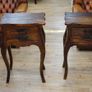 Pair of Sheesham Wood Bedside Tables Image 2