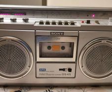 SONY CFS-47L, Rare Vintage Radio Cassete Recorder, 1980
