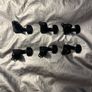 Electric guitar Tuners Machine heads 3 L x 3 R A-Side Set black Ibanez Gibson les Paul SG epiphone ESP PRS Jackson CHARVEL electric guitar parts accessories postage Image 3