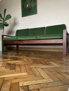 teak sofa mid century vintage retro danish