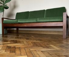 teak sofa mid century vintage retro danish