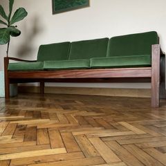 teak sofa mid century vintage retro danish
