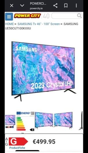 50inch SAMSUNG smart TV 2023 condition great no issues