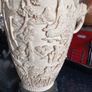Vintage carved resin  vase Image 3