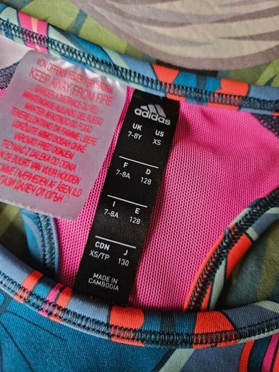 Adidas Girls AEROREADY Top 7-8 Years