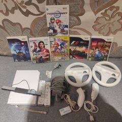 Nintendo Wii, Mario Kart, Steering Wheels, HDMI adapter