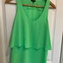 River Island Bright Green Layered Cut-Out Top Image 6