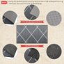 NEW SALE | 2 Pieces Non Slip Kitchen Mat Kitchen Rug Set, Washable Modern Mats and Rugs for Hallway, Dining Room and Entryway, 40x60cm + 40x120cm Image 3