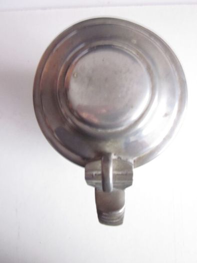 Antique English Pewter Lidded Tankard