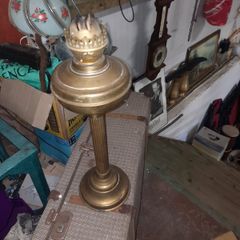 antique brass lamp