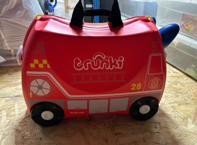 Trunki Suitcase Fire Engine NEW