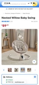 Nested willow swing