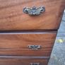 Vintage Wooden Blanket Box / Storage Chest with Drawers Image 7