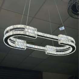 Led Crystal Chandelier Stainless Steel.