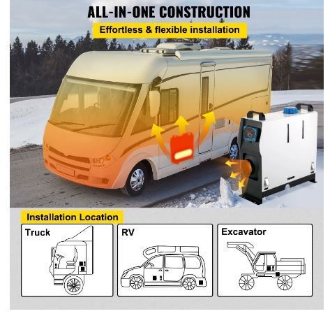 Diesel Air Heater 8KW Parking Heater for Vehicles
