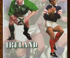 Very Rare 1997 Ireland v France - Five Nations Championship Programme