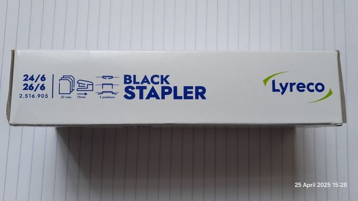 Lyreco Paper Stapler Home Office School College Black