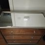 Good solid built mirrored chest of drawers Image 2