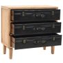 Drawer Cabinet Solid Fir Wood 80x36x75 cm Image 8