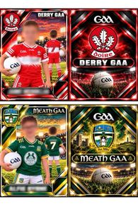 Personalised football cards
