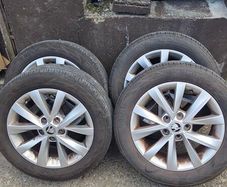 skoda 16" 5x112 alloys