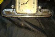 Rare 1920s 30s Germany Haller Metal Working Clock by Thomas Ernst Haller AG. The firm was based in Schwenningen, Germany, a region deeply tied to the Historic Black Forest Clockmaking tradition, Postage Available or Collection