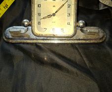 Rare 1920s 30s Germany Haller Metal Working Clock by Thomas Ernst Haller AG. The firm was based in Schwenningen, Germany, a region deeply tied to the Historic Black Forest Clockmaking tradition, Postage Available or Collection