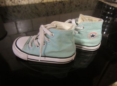 Converse   BLUE/GREEN    size baby 5