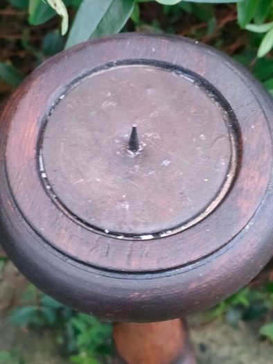 3 Foot 19th Century Mahogany Candle Stick
