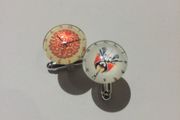 Clock glass cufflinks