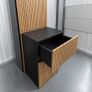 Storage Combination drawers IKEA BESTA  BJORKOVIKEN  - 8 Piece Matching Set - Oak and Black-Brown Image 5